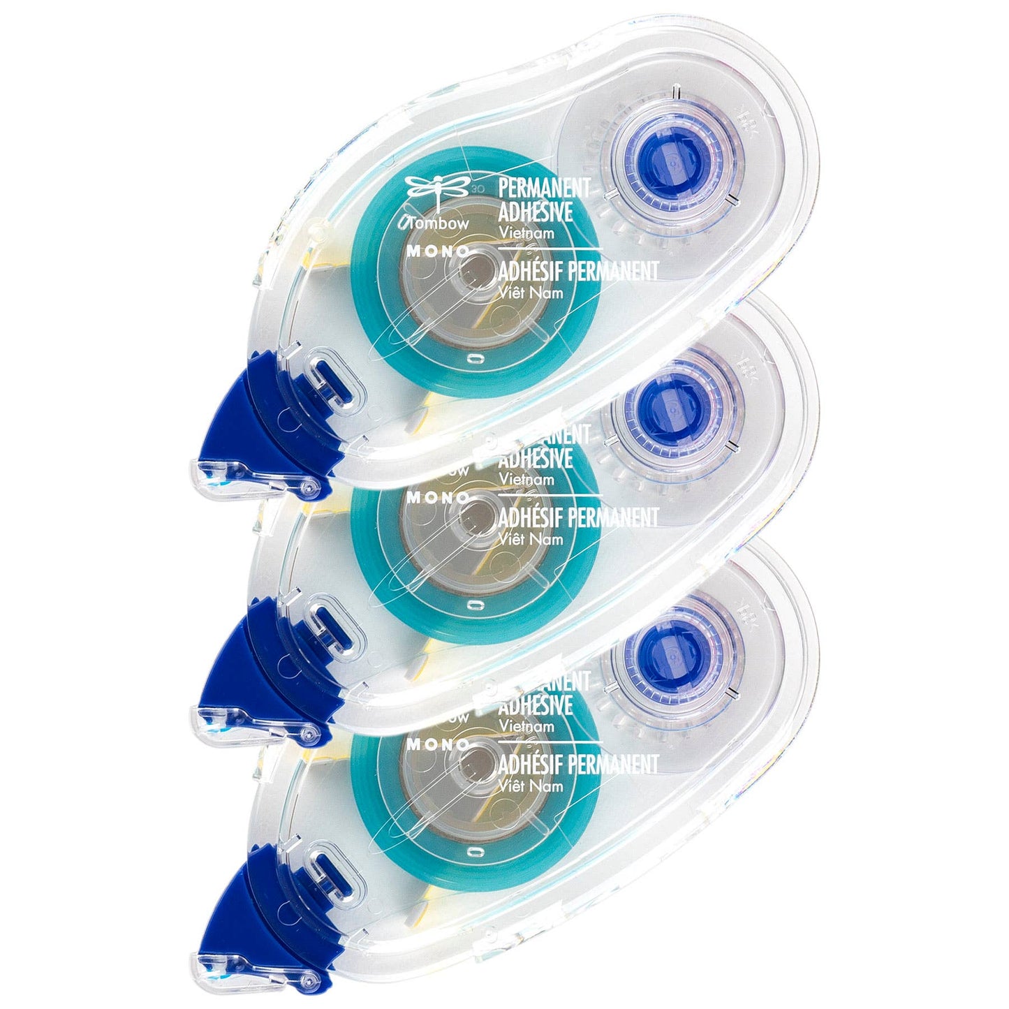 Tombow - MONO Permanent Adhesive Refill - 3-Pack