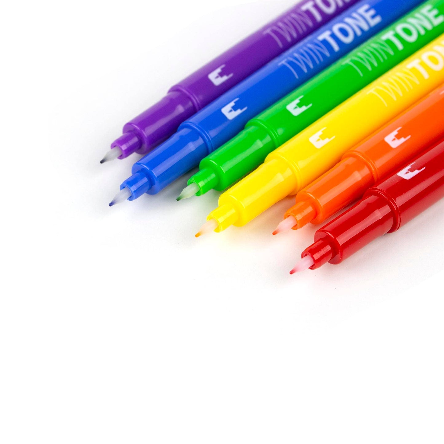 Tombow - TwinTone Marker Set, 6-Pack Rainbow