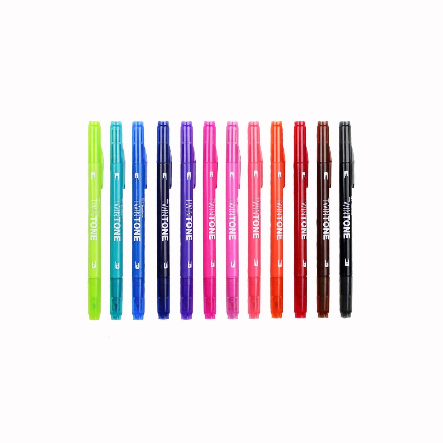 Tombow - TwinTone Marker Set: Bright - 12-Pack