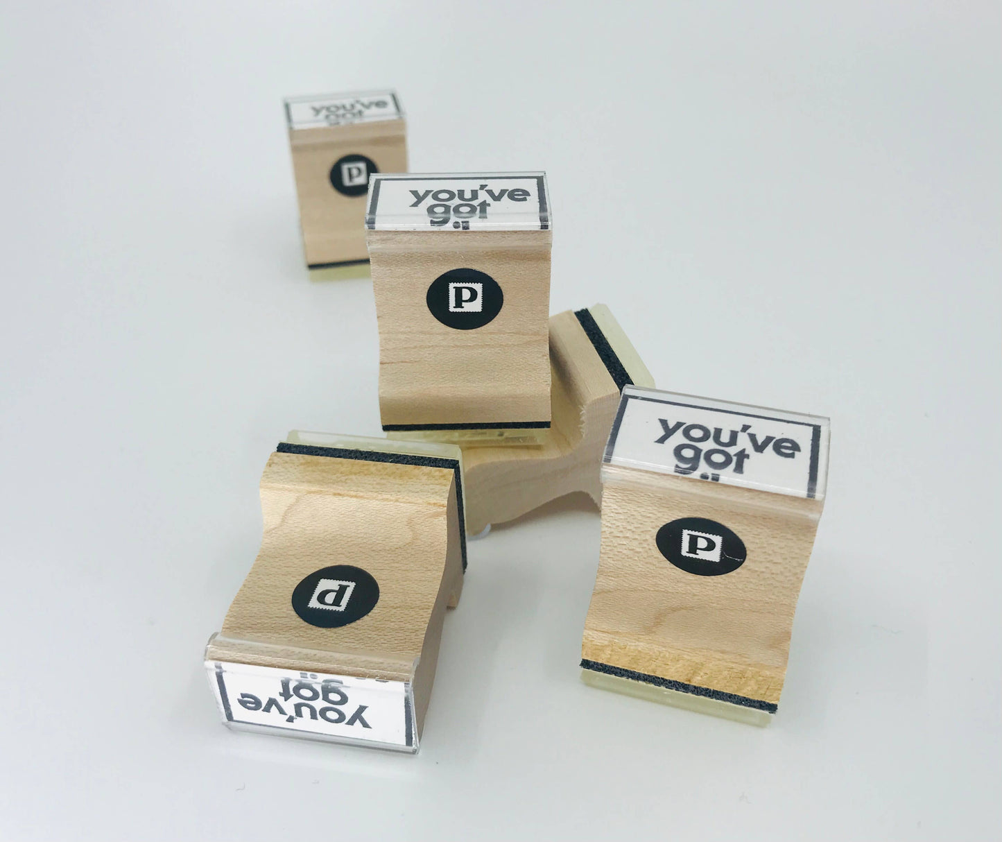 The Portland Stamp Company - You've Got Snail Mail Wooden Handle Rubber Stamp