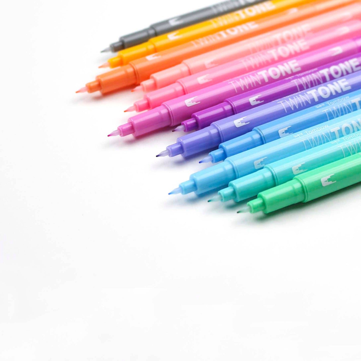 Tombow - TwinTone Marker Set: Pastel - 12-Pack