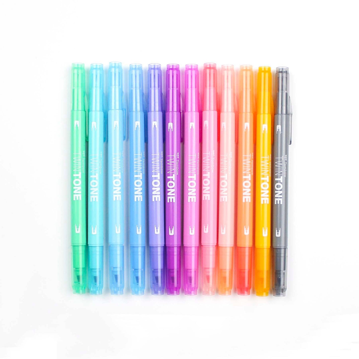 Tombow - TwinTone Marker Set: Pastel - 12-Pack