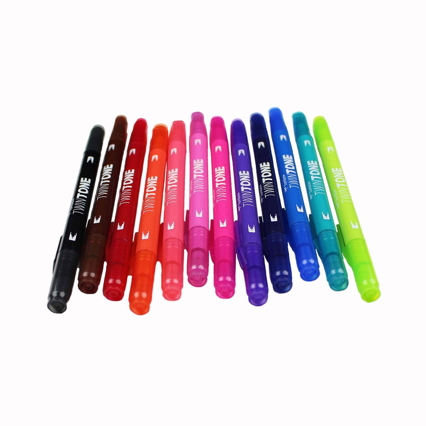 Tombow - TwinTone Marker Set: Bright - 12-Pack