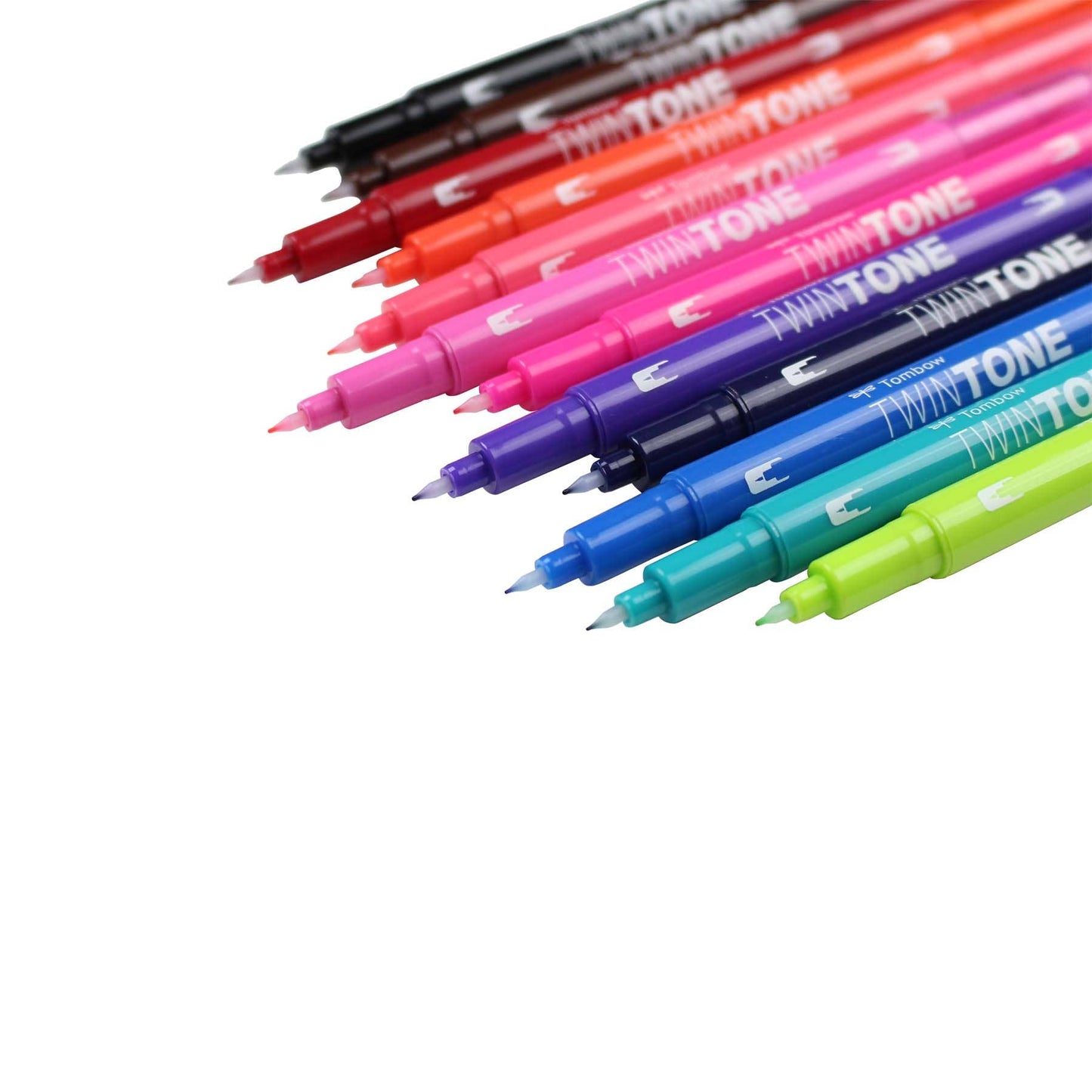 Tombow - TwinTone Marker Set: Bright - 12-Pack