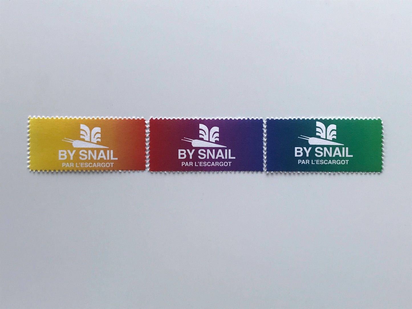 The Portland Stamp Company - By Snail Lick & Stick Stamps - 3-pack (gradients)