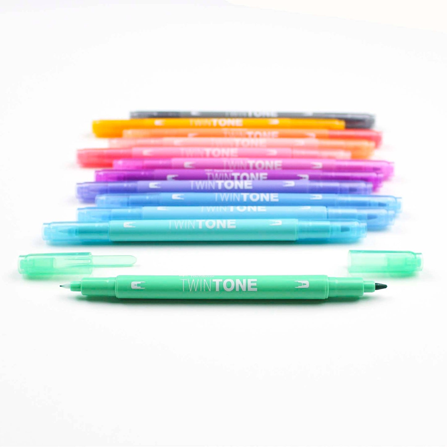 Tombow - TwinTone Marker Set: Pastel - 12-Pack