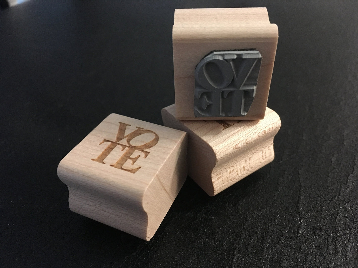 VOTE Rubber Stamp for Postcards To Voters and GOTV initiatives