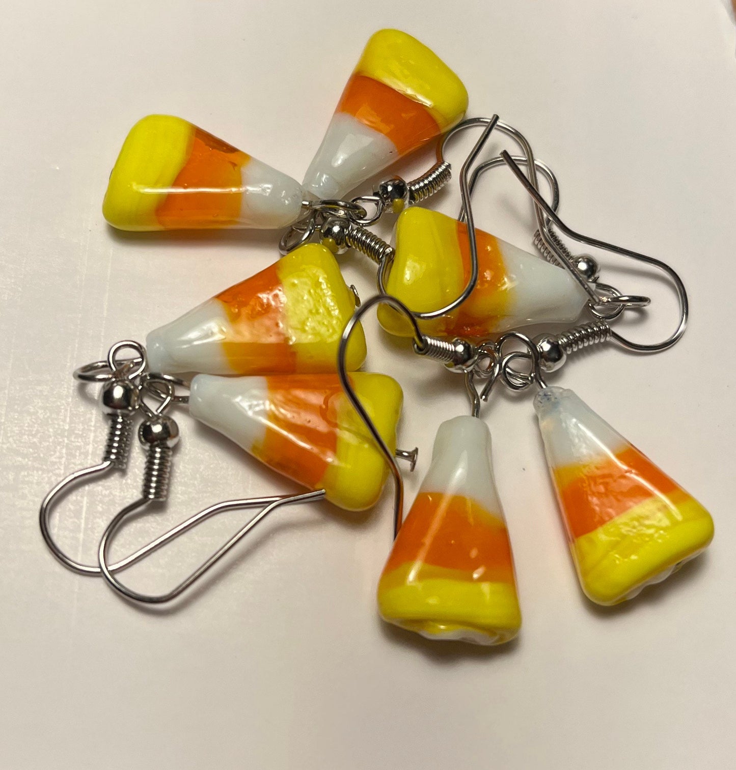 Candy Corn Earrings