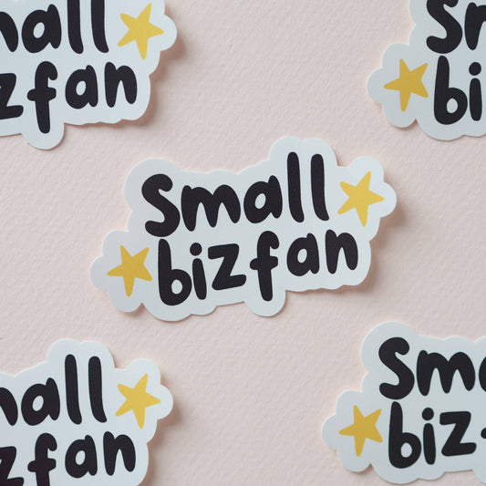 Small Biz Fan Sticker
