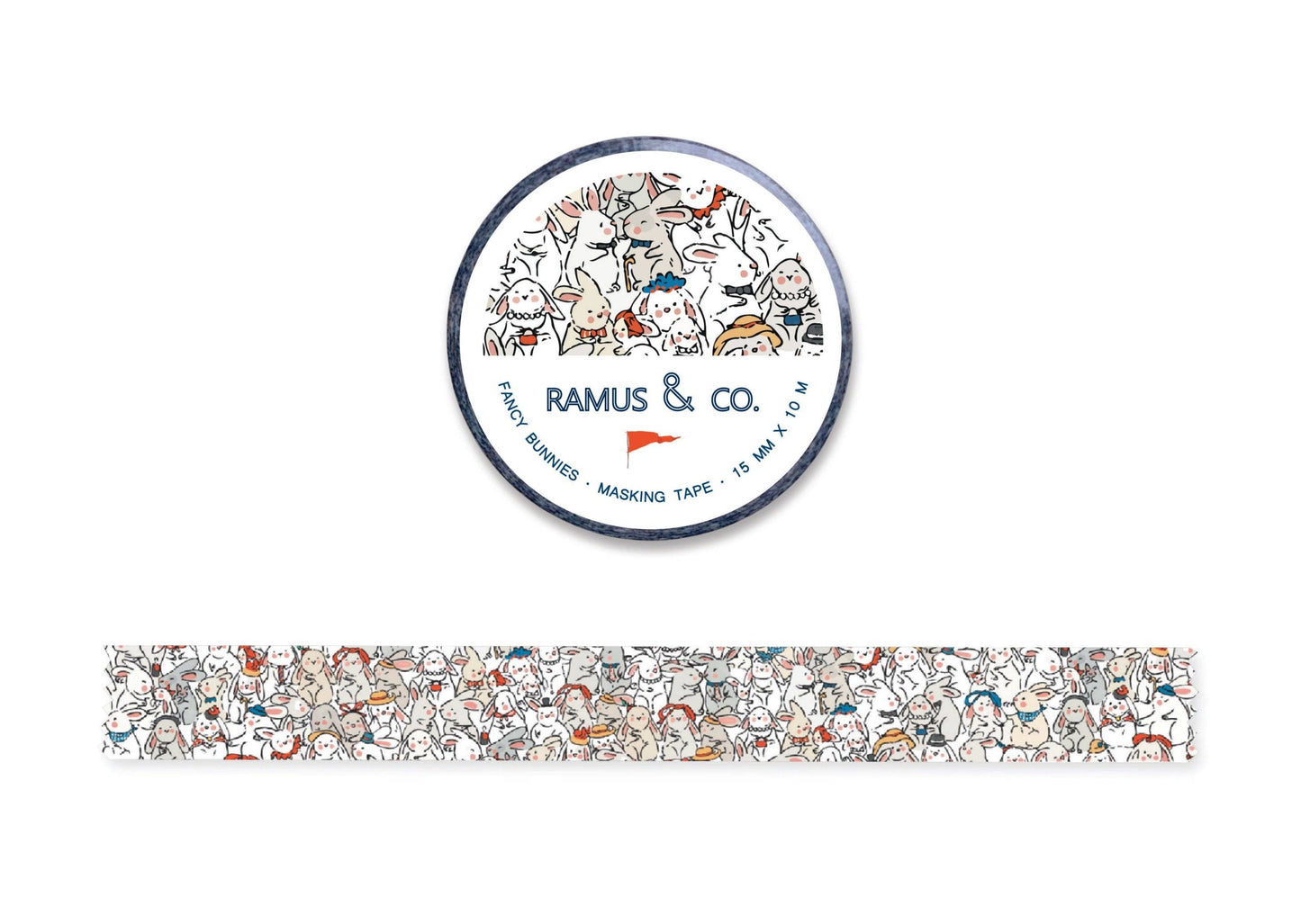 Fancy Bunnies Masking Tape