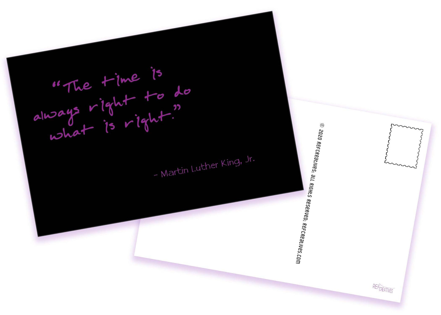 Postcards to Voters Dr. King Quote Inspirational Vote Postcard