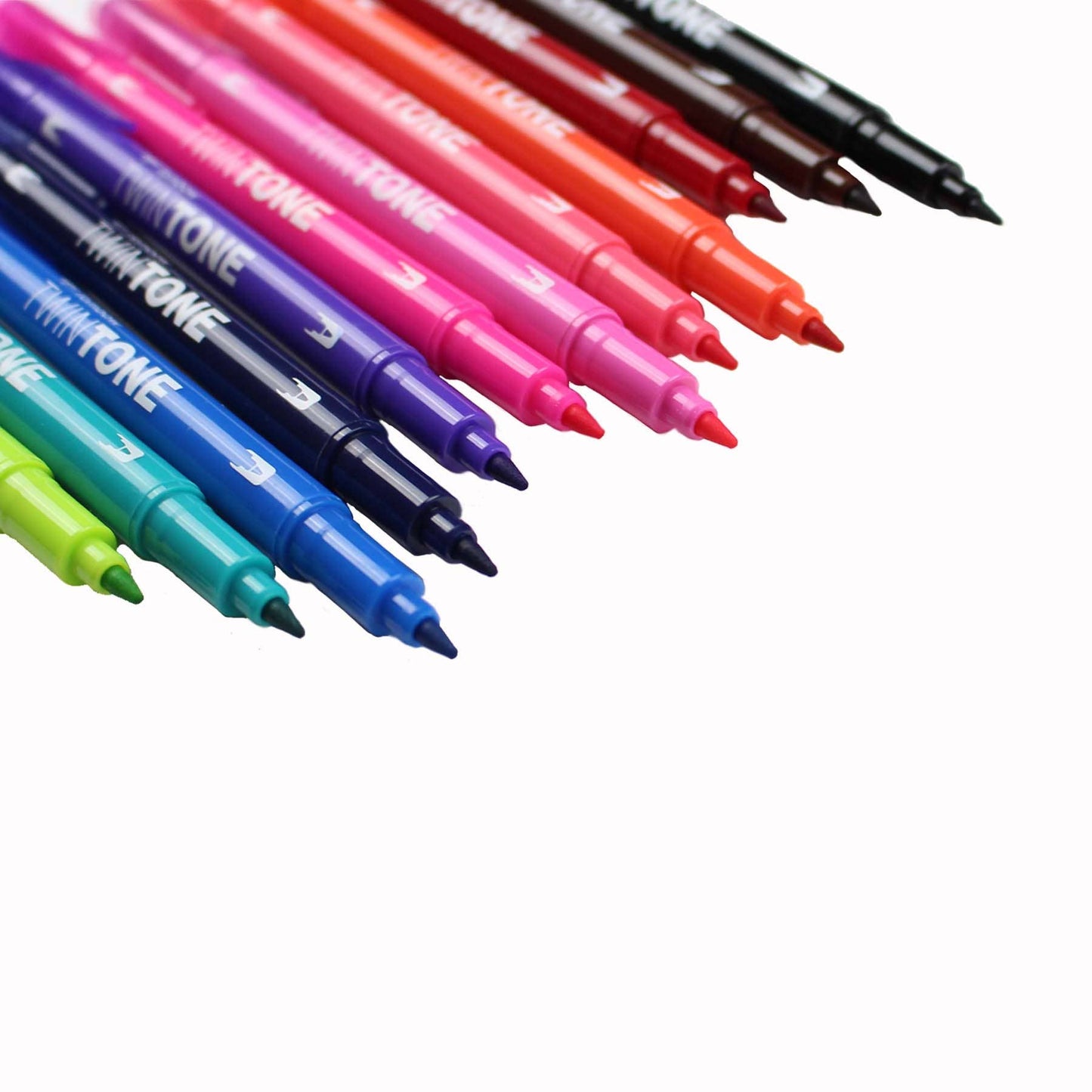 Tombow - TwinTone Marker Set: Bright - 12-Pack