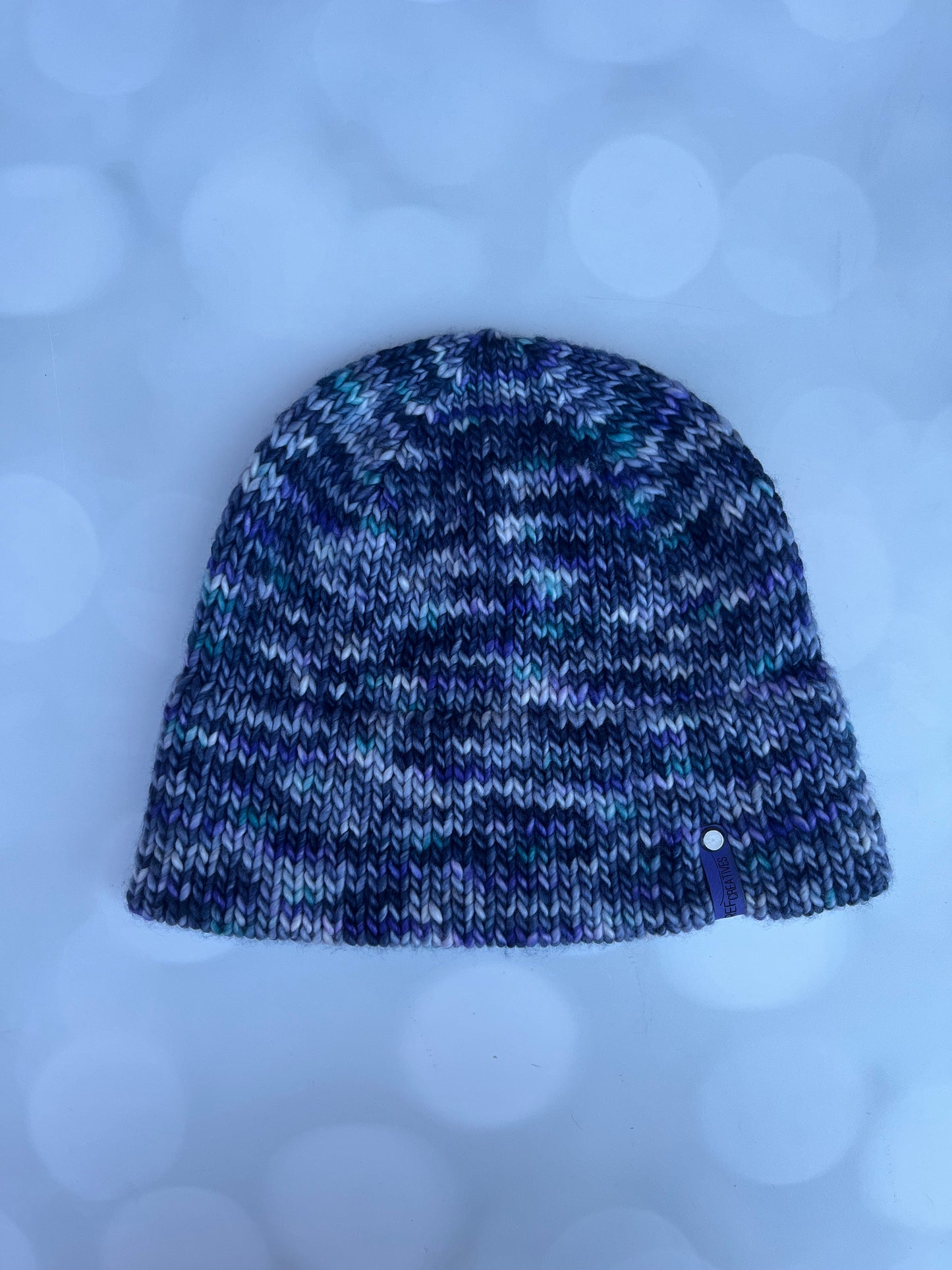 Custom Order for Linda - Luxury Double Brim Merino Wool Beanie - Hand Knit Hat with Hand Dyed Yarn