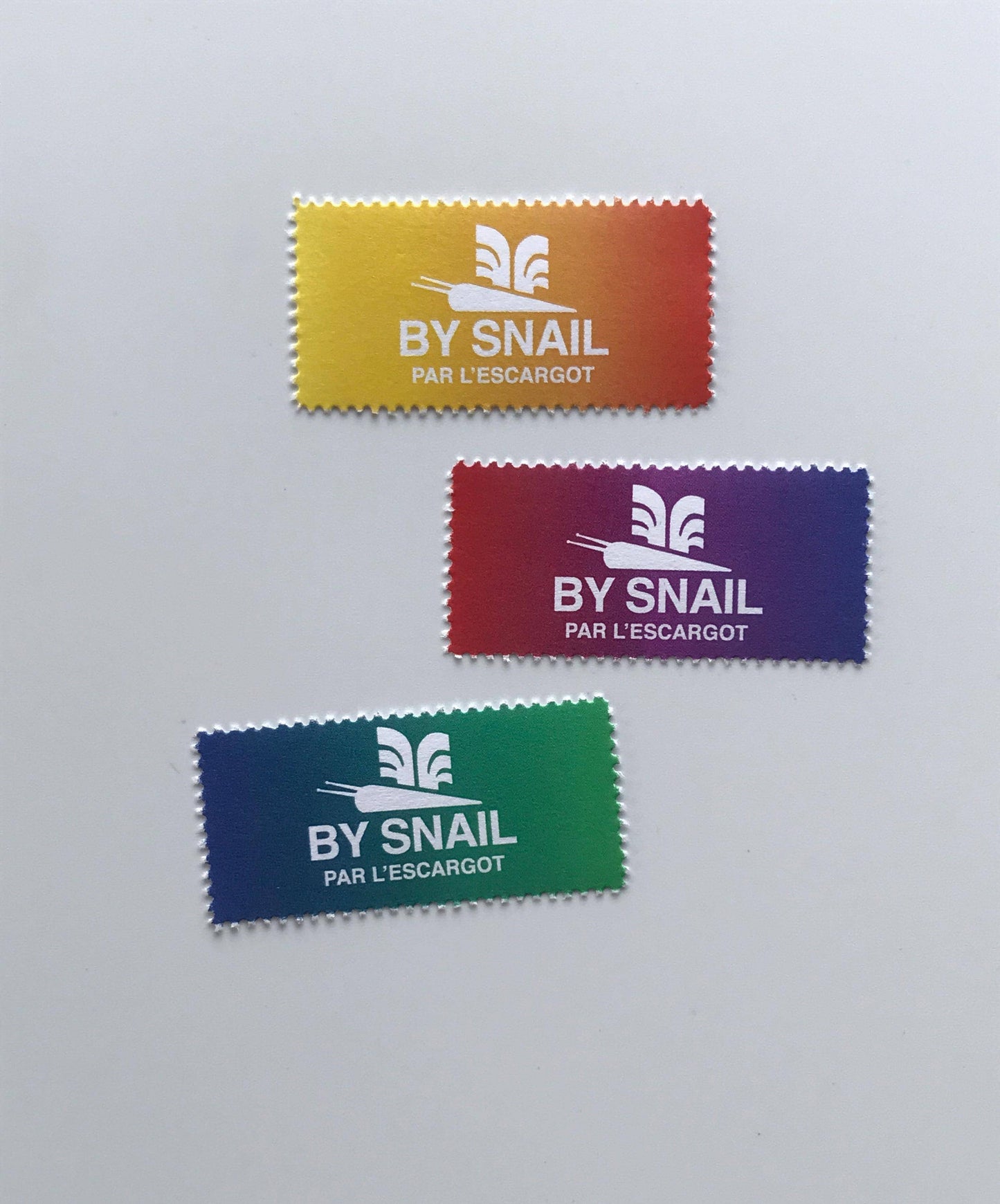 The Portland Stamp Company - By Snail Lick & Stick Stamps - 3-pack (gradients)