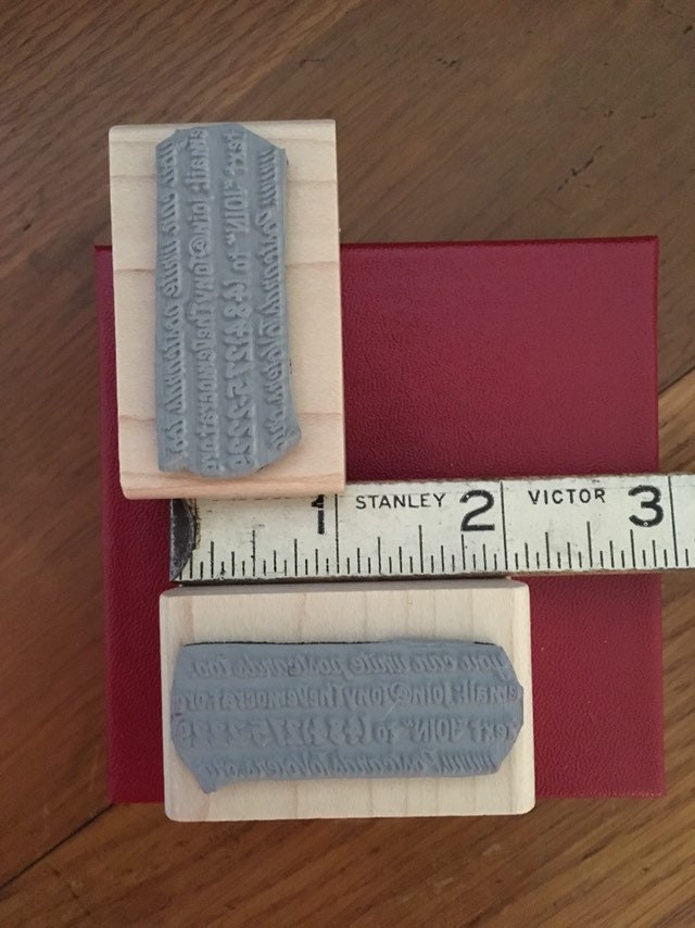 Postcards To Voters sign-up info Rubber Stamp