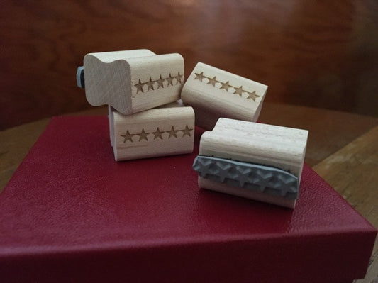 Five Stars Rubber Stamp