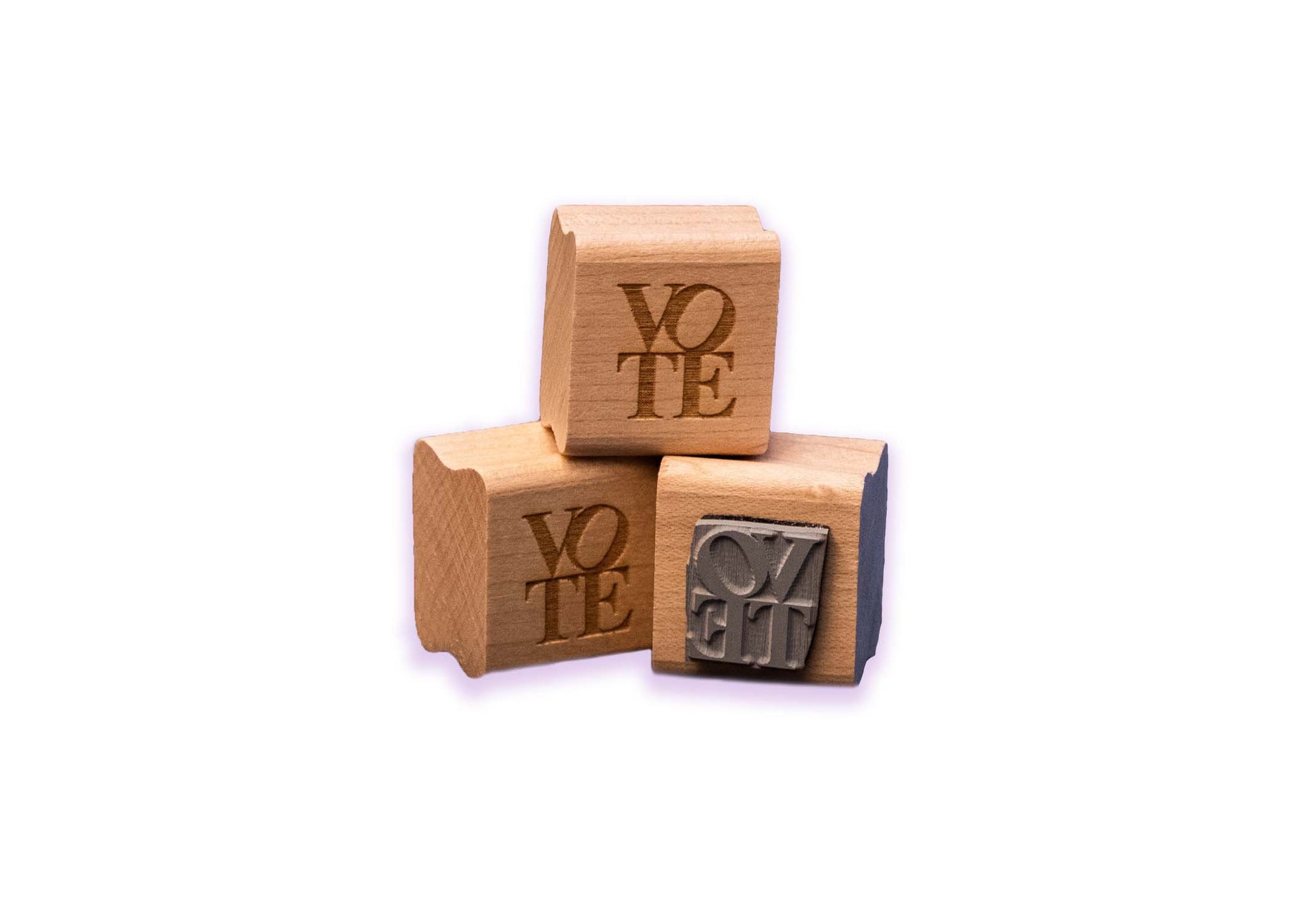 VOTE Rubber Stamp for Postcards To Voters and GOTV initiatives