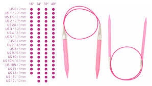 Lykke Knitting Needles - Fixed Circular Needles - Blush