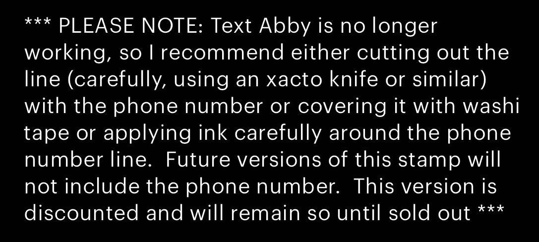 Postcards To Voters sign-up info Rubber Stamp