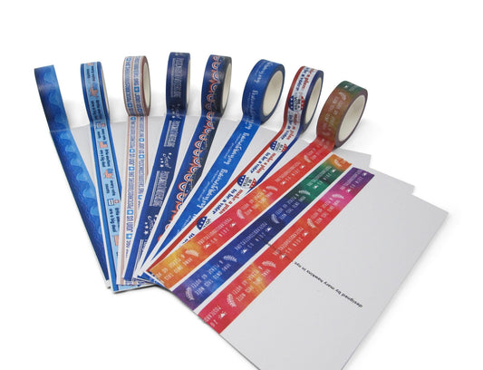 Mary Likes Postcards Just one washi tape roll, perfect for decorating Postcards to Voters or other get out the vote writing campaigns