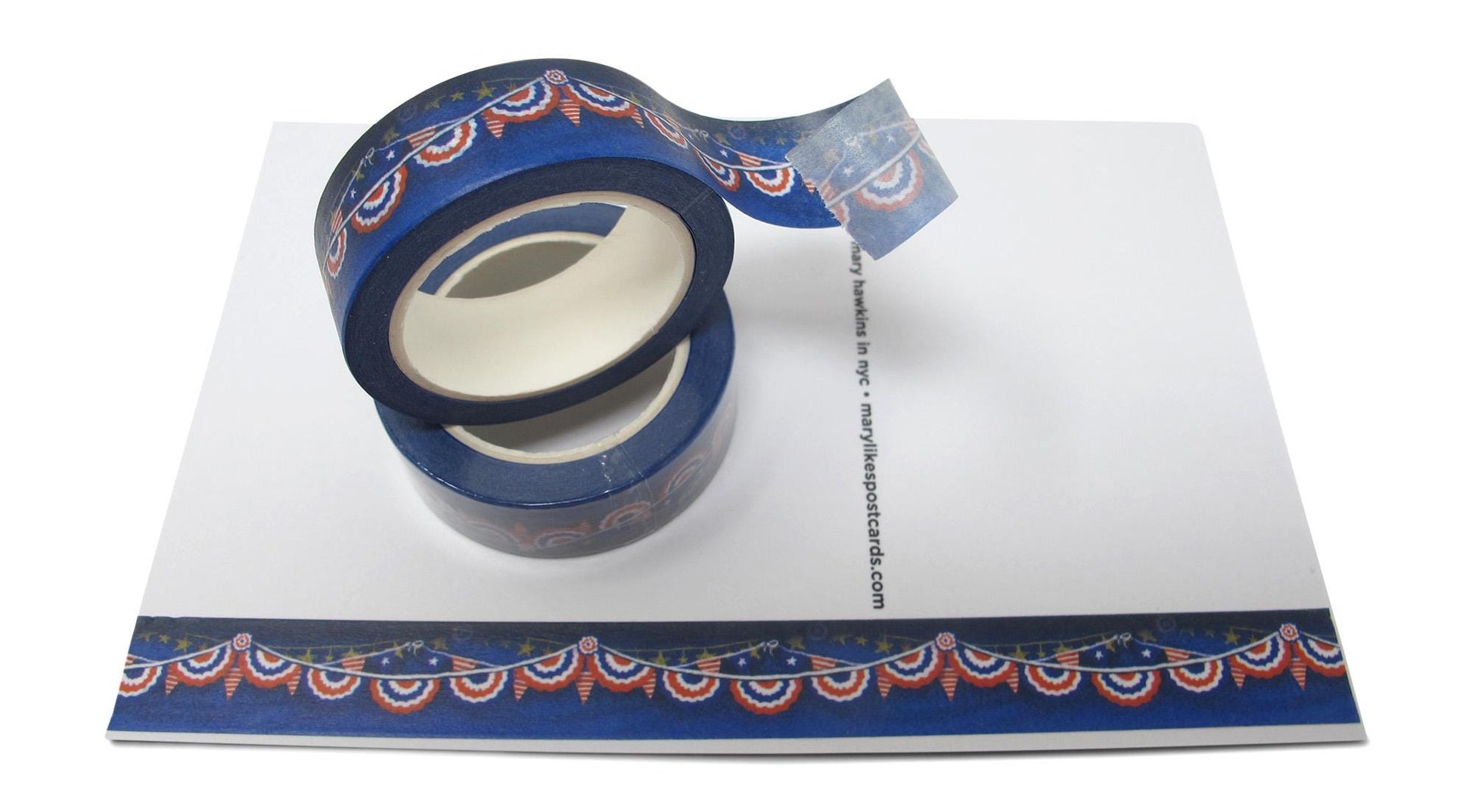 Mary Likes Postcards Just one washi tape roll, perfect for decorating Postcards to Voters or other get out the vote writing campaigns
