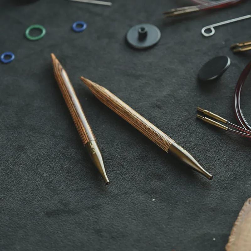 Knit Pro Ginger Knitting Needle Tips - 5" Interchangeable Needle Tips for Circular Needles