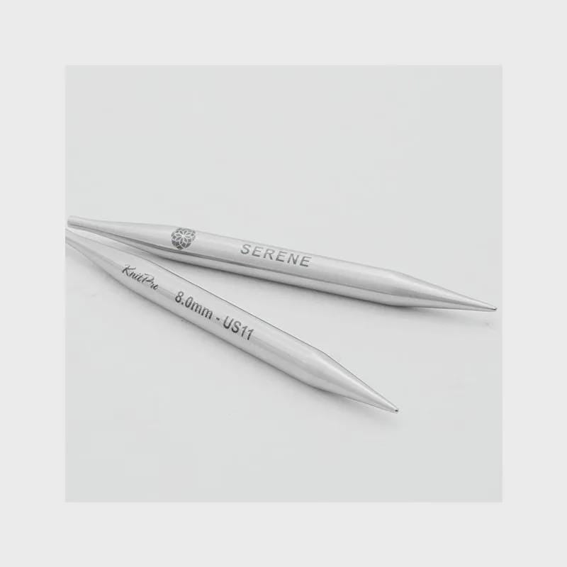 KnitPro The Mindful Collection Knitting Needle Tips - 4" and 5" Interchangeable Needle Tips for Circular Needles