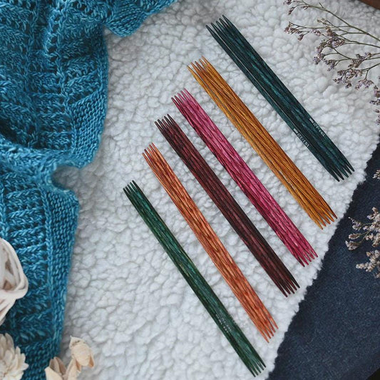 KnitPro Dreamz Knitting Needles - 6" Double Pointed Needle Set - Set of Five Needles