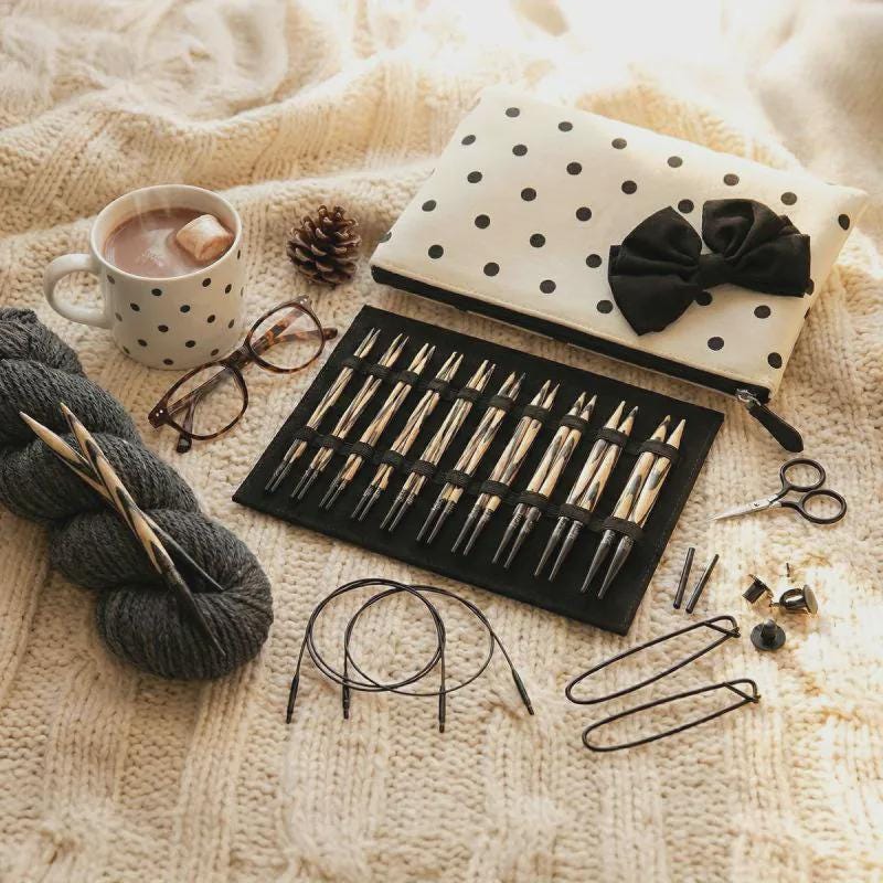 KnitPro Special Edition Chérie Mother's Day 5" Interchangeable Knitting Needle Gift Set