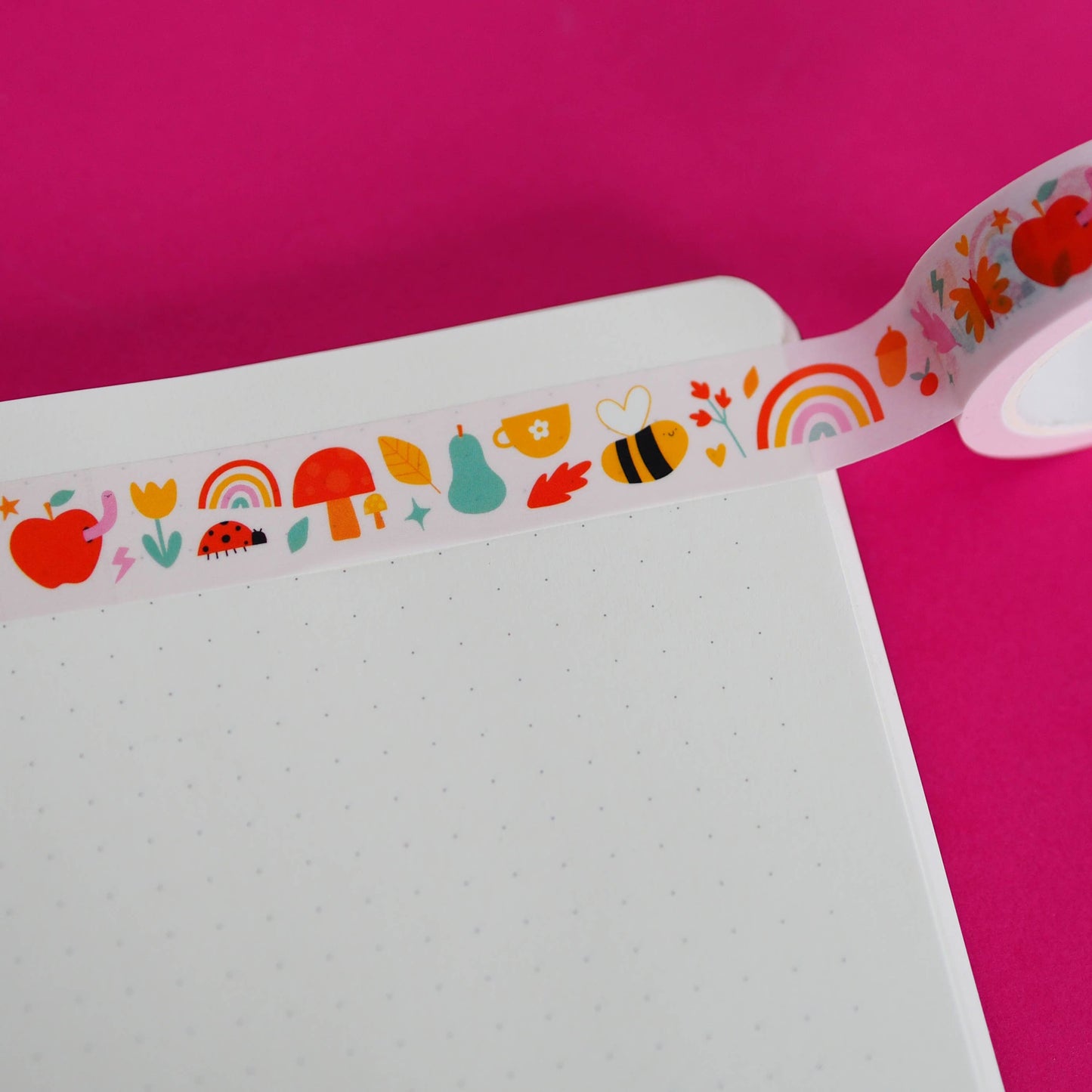 Autumn Insects Rainbow Washi Tape