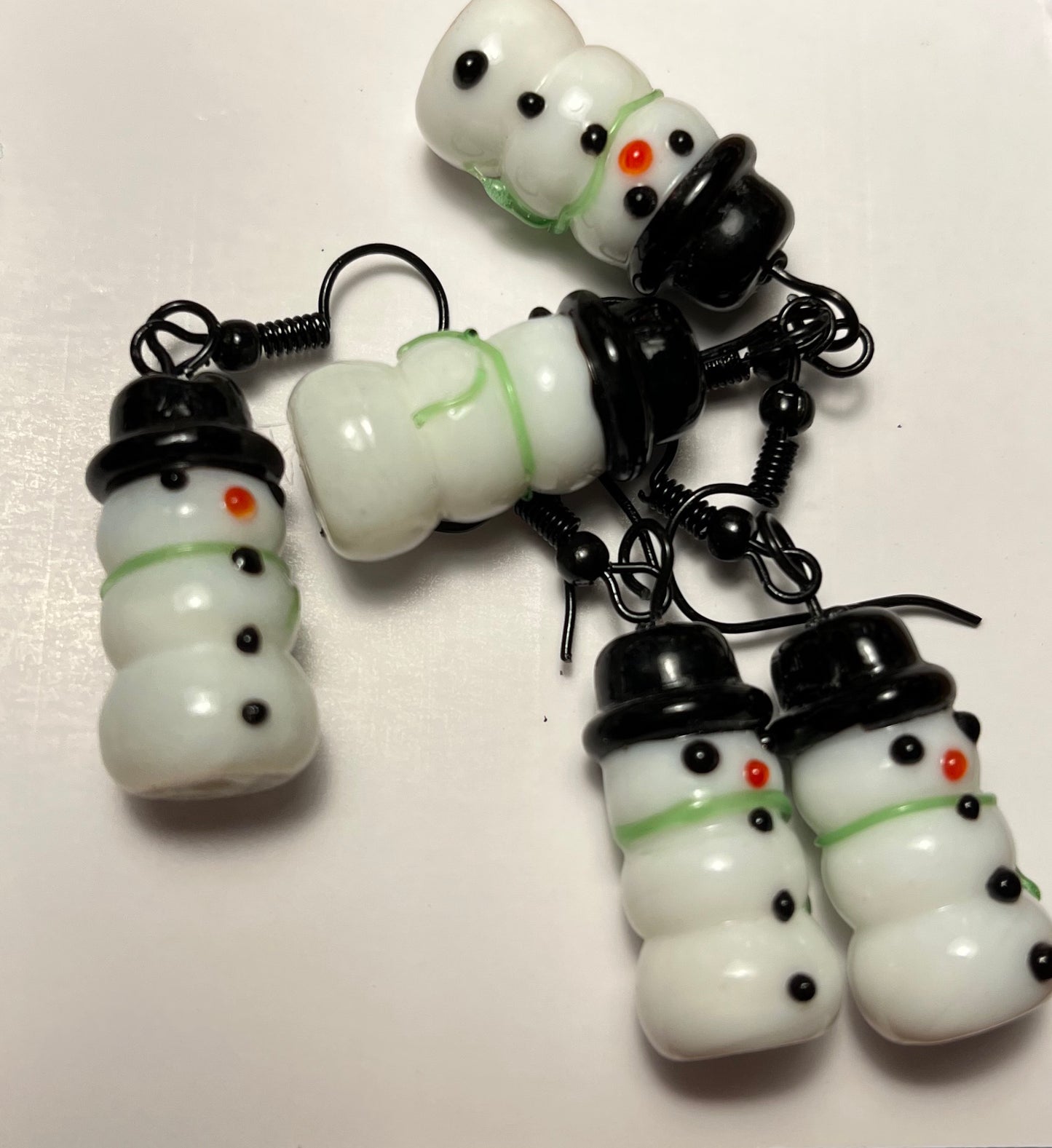 Snowman Earrings