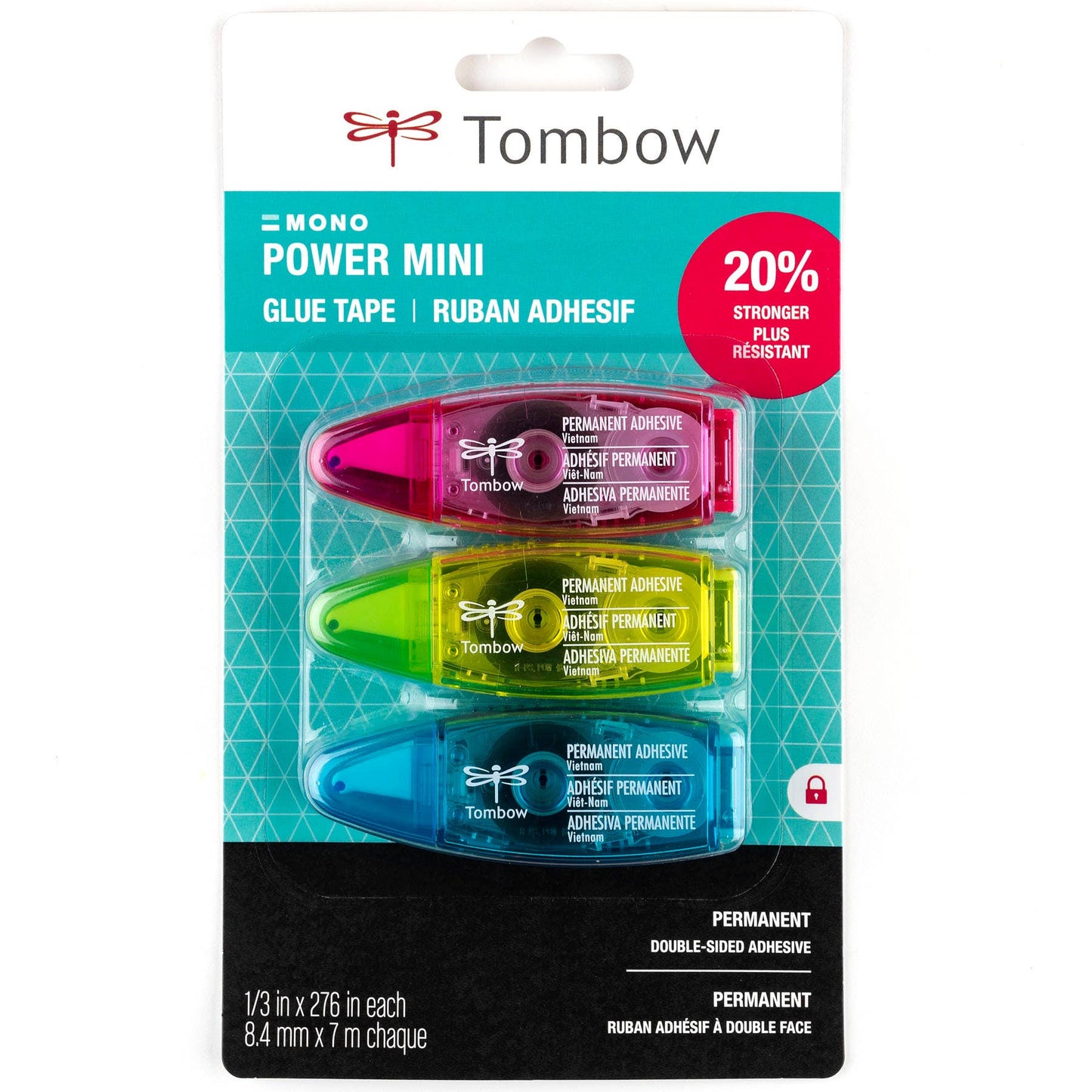 Tombow - Power Mini Glue Tapes - 3-Pack