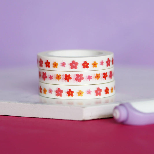 Mini Flowers Floral Washi Tape