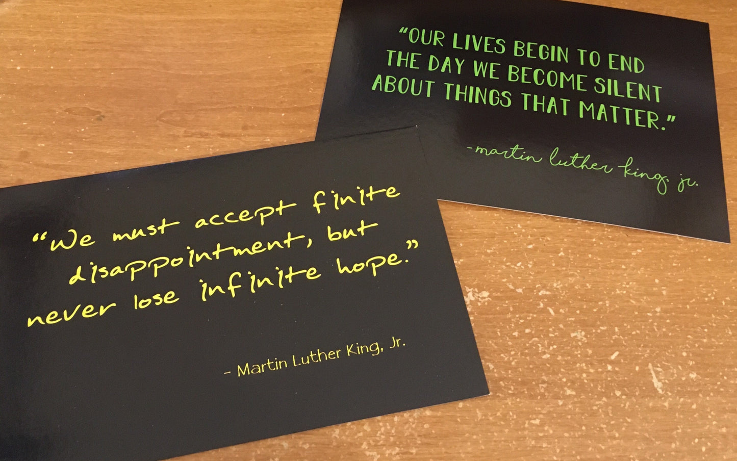 BARGAIN BASEMENT: Postcards to Voters Dr. King Quote Inspirational Vote Postcard