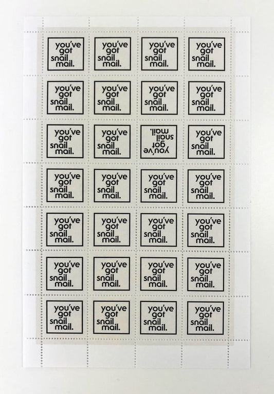 The Portland Stamp Company - You’ve Got Snail Mail Poster Stamps